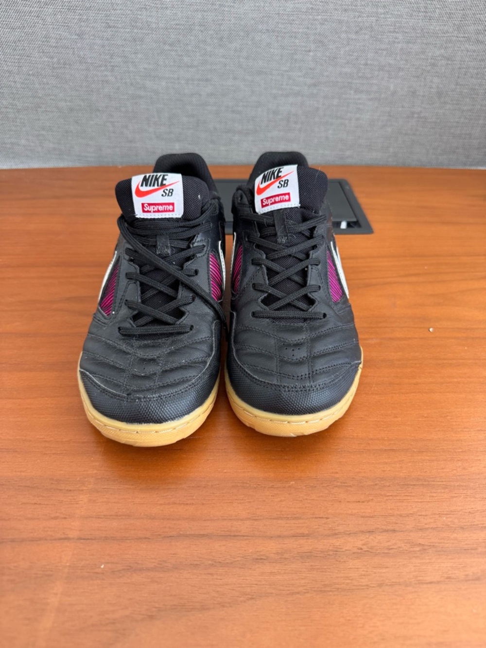 Supreme Nike SB Black Gum with Pink Accents